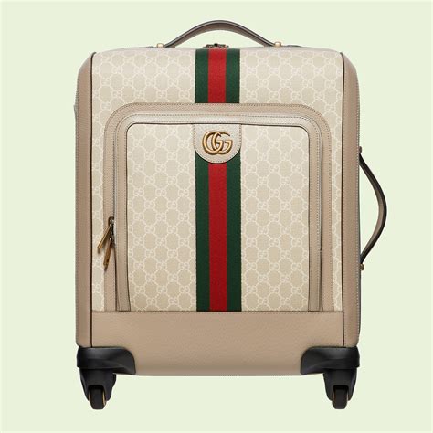 gucci trolley|suitcase on wheels gucci.